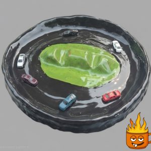 Spin-Out Racing Ashtray